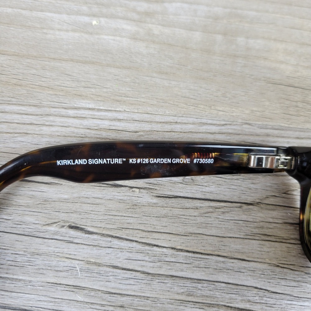 Kirkland Signature Eyeglasses Frames KS #126 Garden Grove Tortoise 51-18-140 - Picture 6 of 14